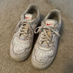 White AF1 with Detail